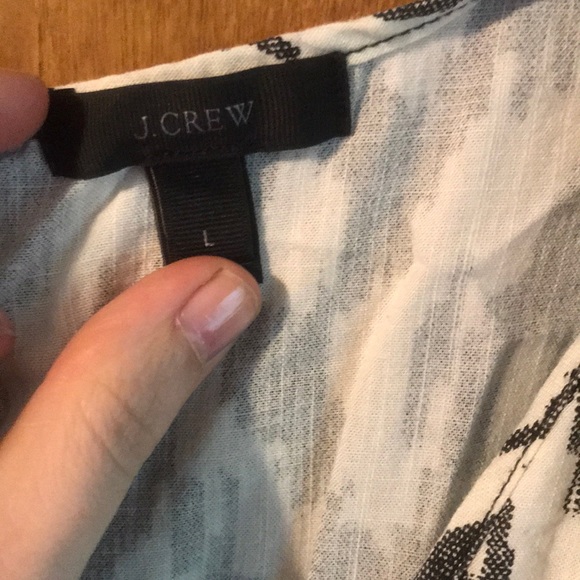 J. Crew Print Romper with Pockets - Picture 2 of 5